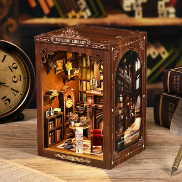 Twilight Library DIY book nook kit 19th-century reading room