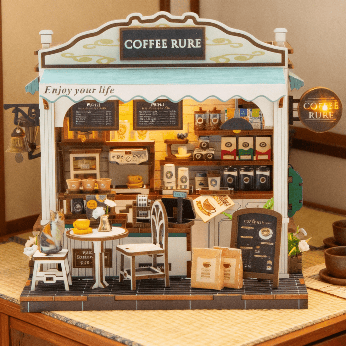 DIY Miniature House Kit | Cafe Rure - Soothee®
