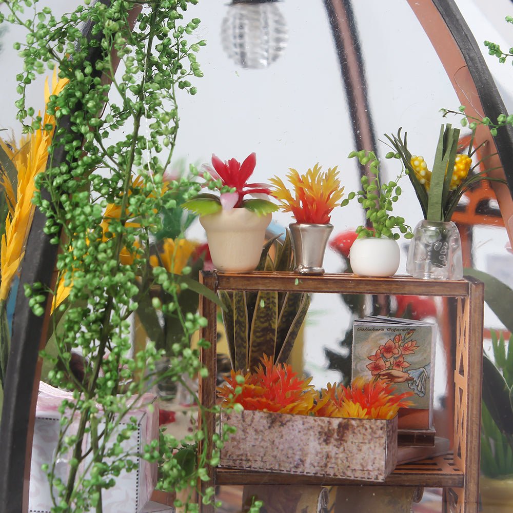 Starry Garden DIY miniature house kit bookshelf or desk display