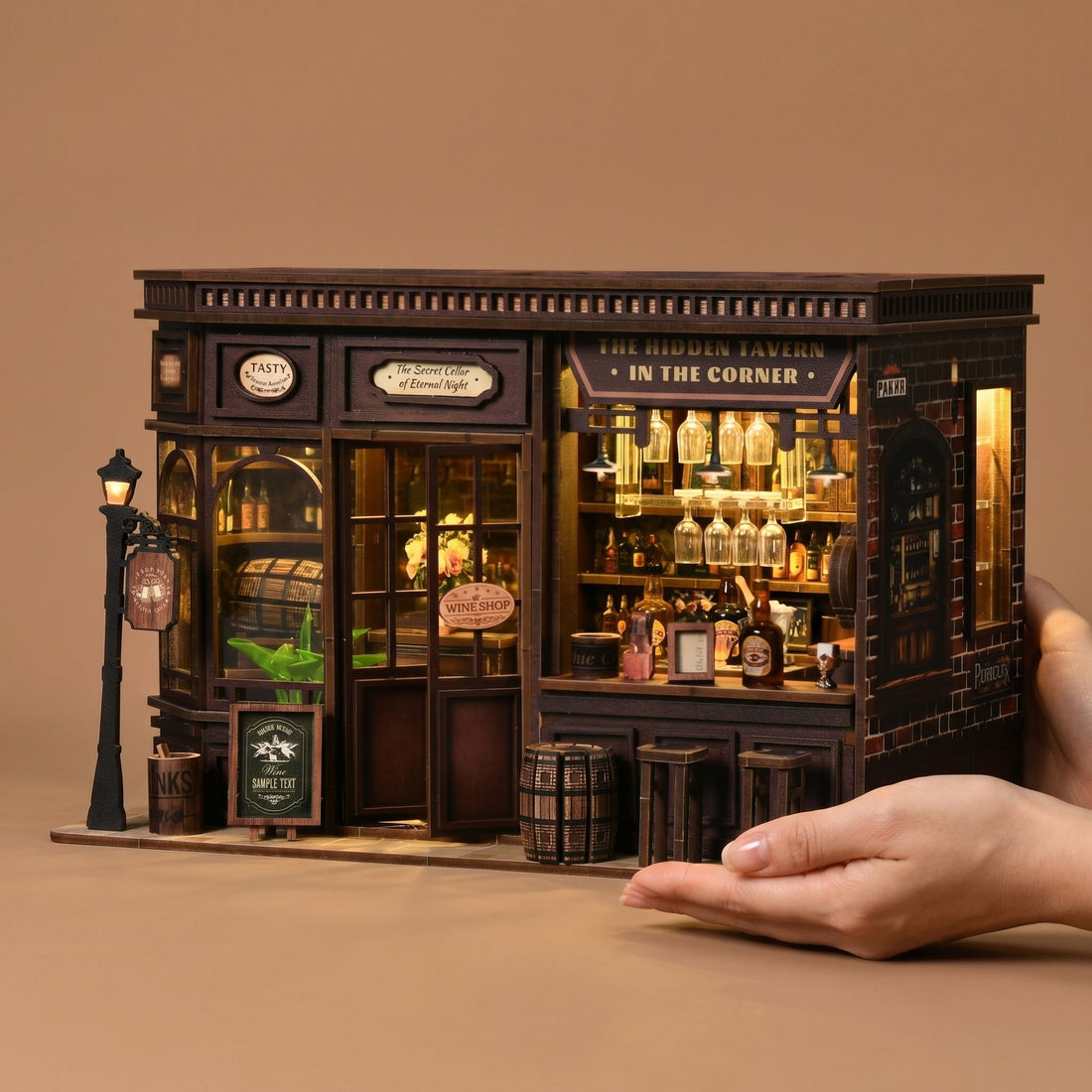 Cozy Book Nook Craft Miniature House DIY Book Nook Kits for Adults - Soothee