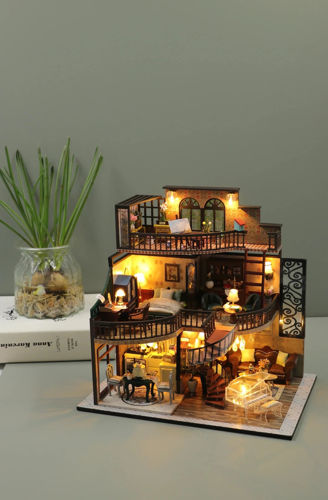 Dreamy Loft DIY Miniature House Kit: An Artist’s Private Retreat - Soothee®
