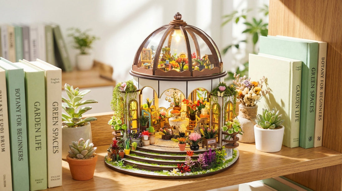 Transform Your Reading Nook with LED-Lit Miniature Gardens - Soothee