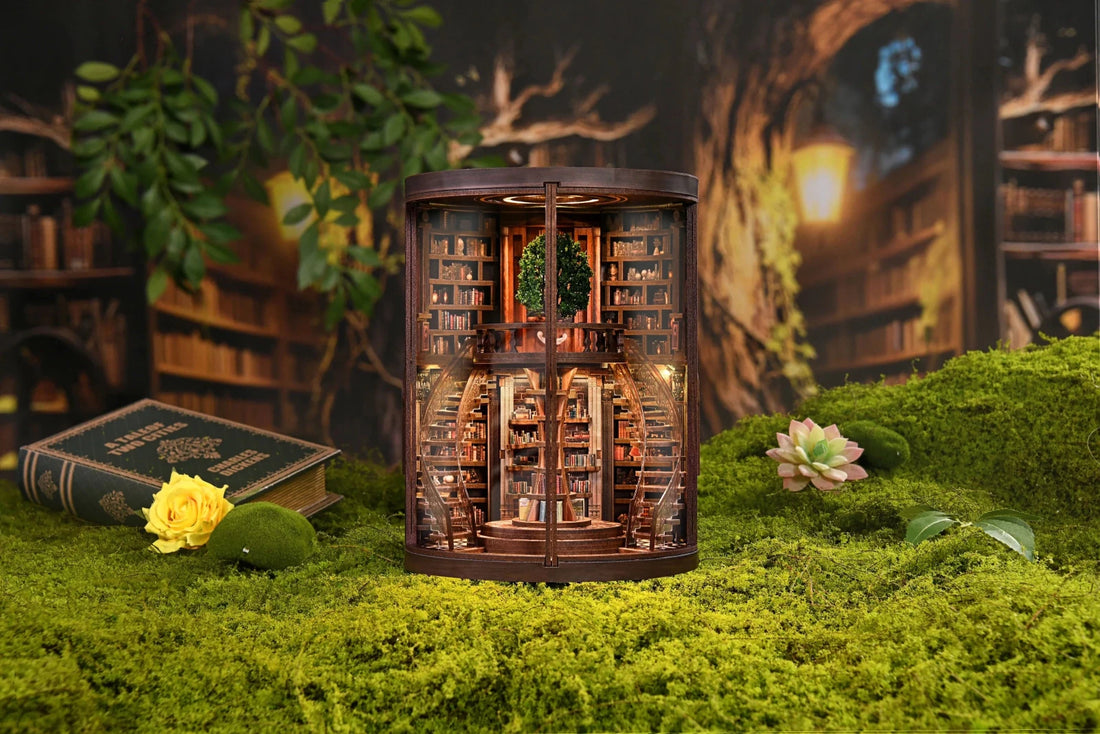 Wisdom Library DIY Book Nook Kit: Grand Libraries in Books, Film, and TV - Soothee®