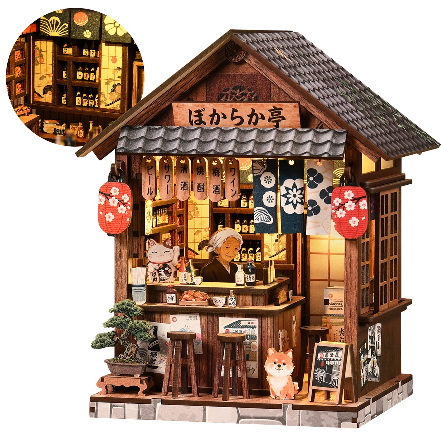 Kasuga Grocery Store DIY miniature kit