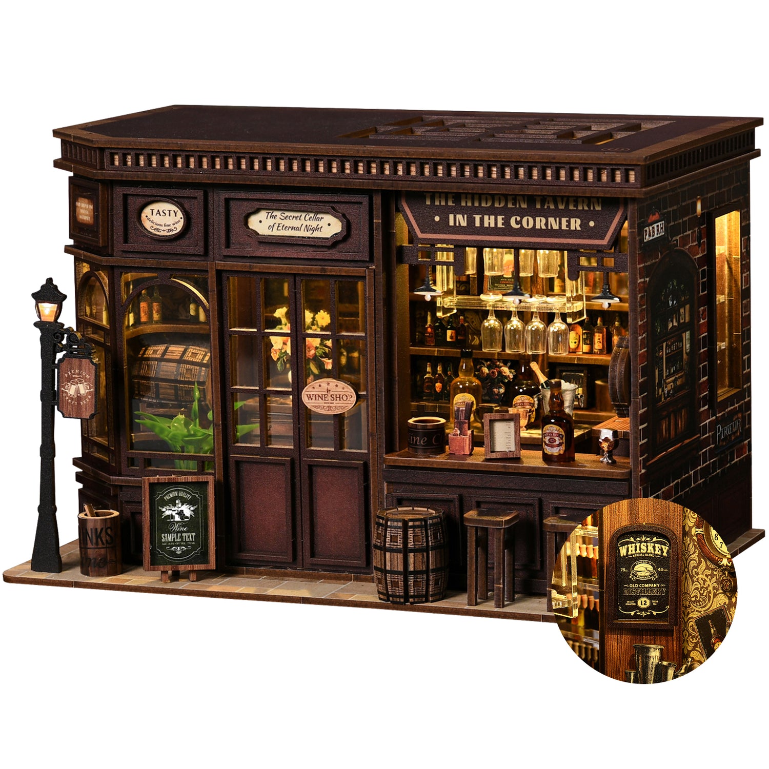 Timeless Bookstore miniature house kit