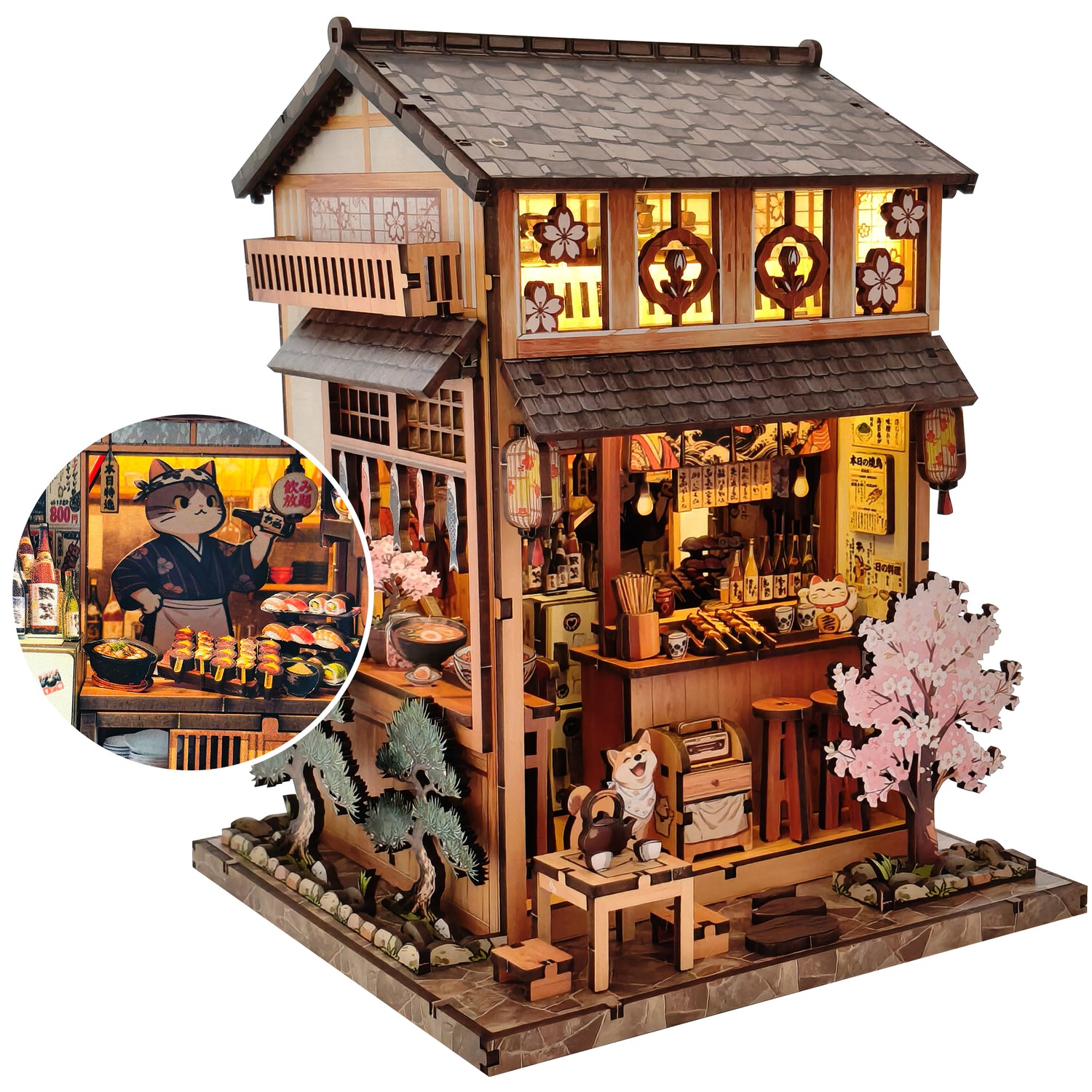 Yakitori Grill House DIY book nook kit