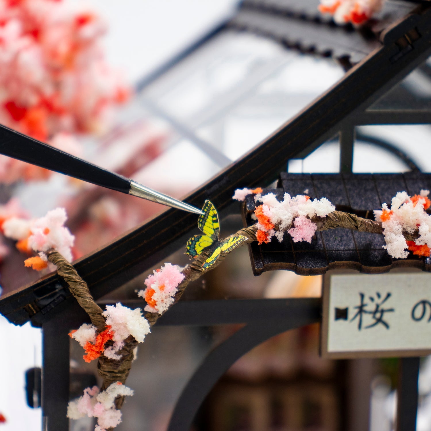 Sakura Greenhouse roof detail close-up