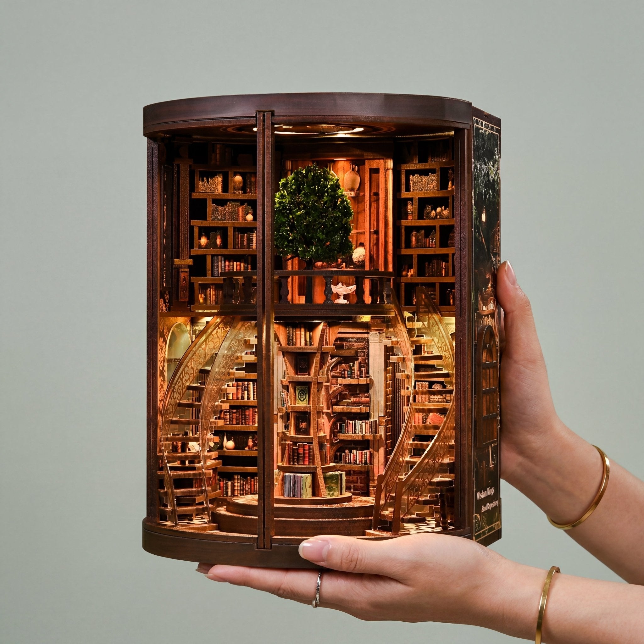 Wisdom Library DIY book nook kit front view