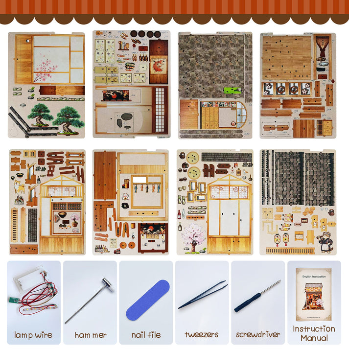 DIY Book Nook Kit | Yakitori Grill House - Soothee