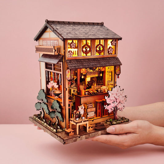 Yakitori Grill House DIY book nook kit front view