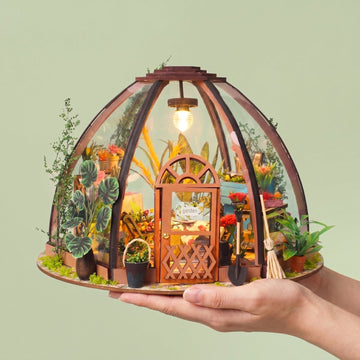 Starry Garden DIY miniature house kit front view