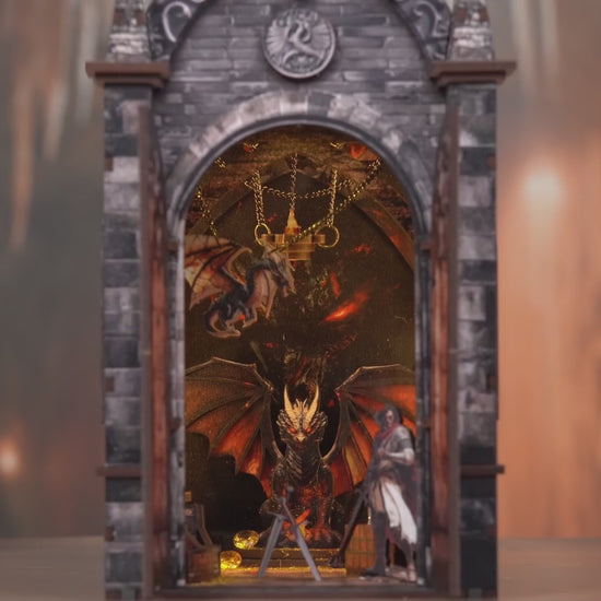 Soothee DIY Book Nook Kit | Dragon Castle