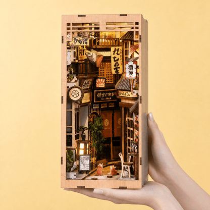 Sakura Alley DIY book nook kit front view