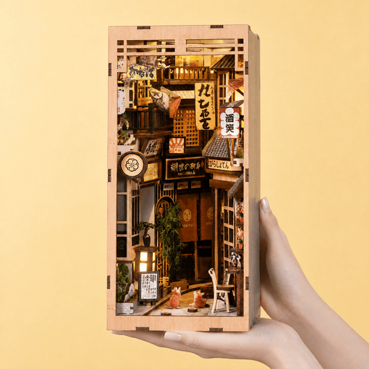 Sakura Alley DIY book nook kit front view