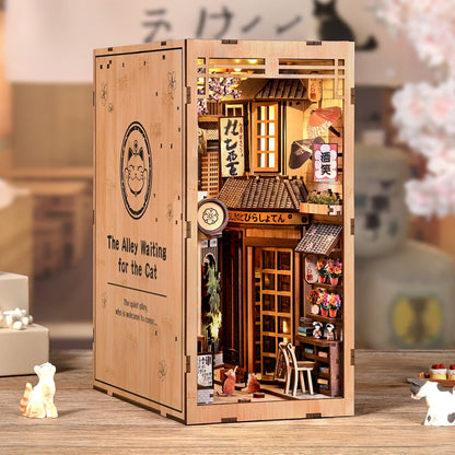 Sakura Alley DIY book nook kit bookshelf insert display