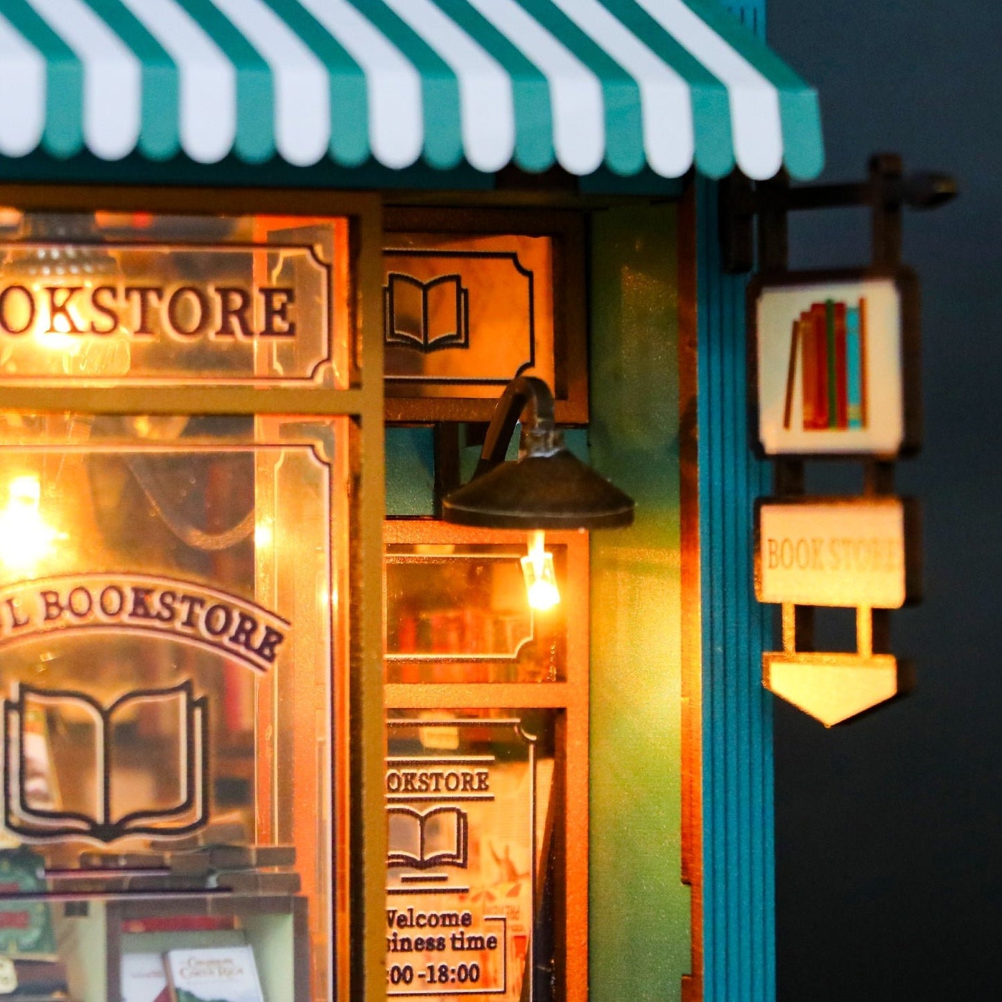 Soul Bookstore DIY book nook kit old-world library scene