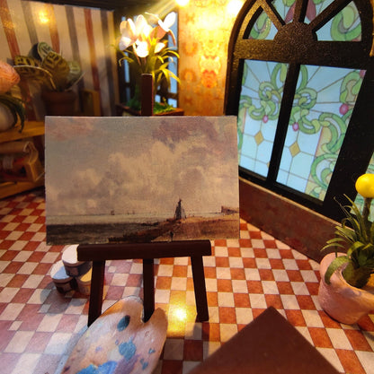 Dreamy Loft DIY miniature house kit finished loft shelf display