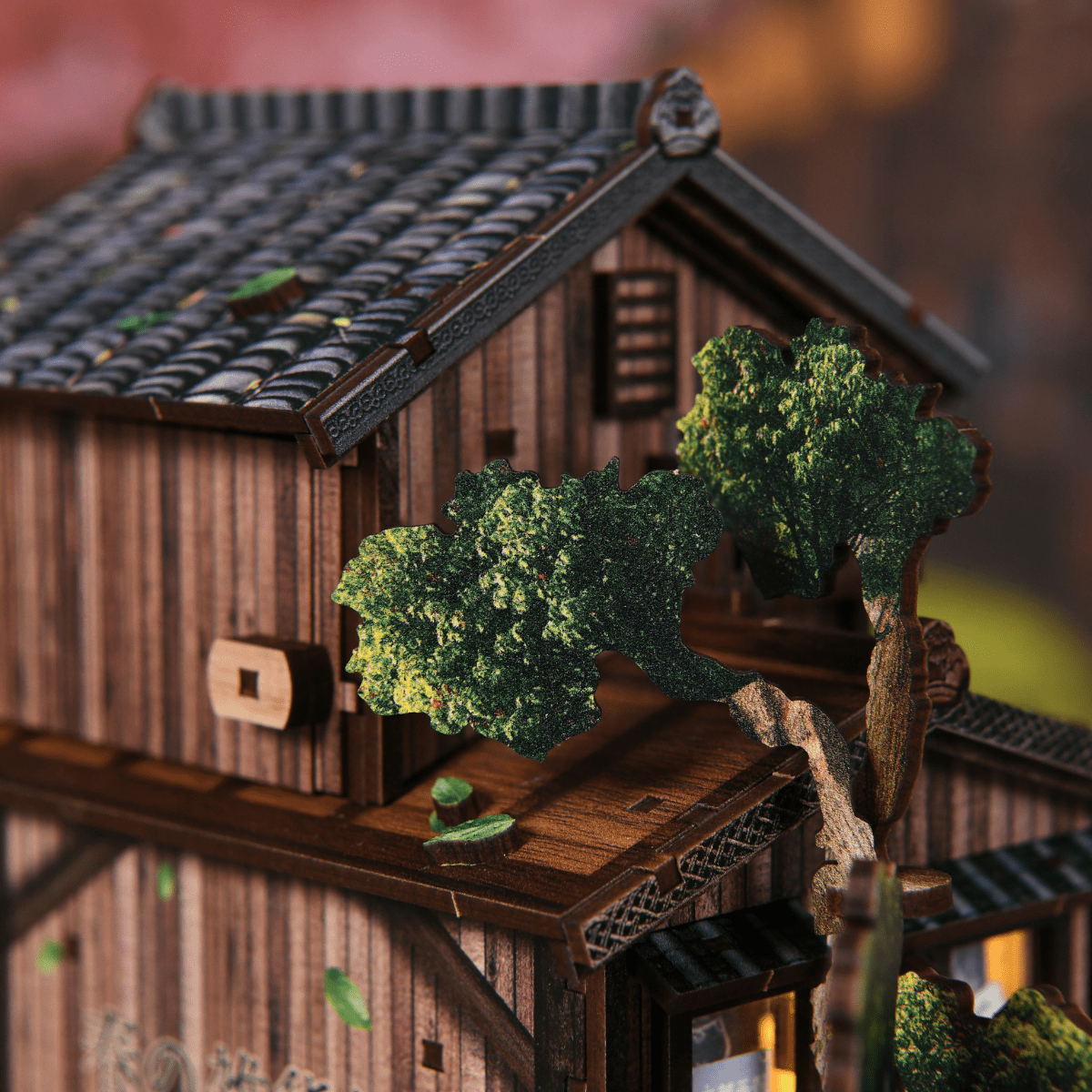 Kasuga Grocery Store DIY miniature house kit finished grocery store decor