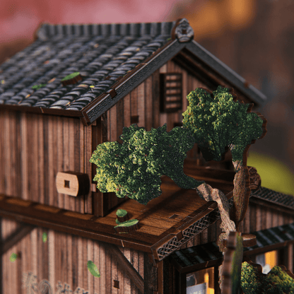 Kasuga Grocery Store DIY miniature house kit finished grocery store decor